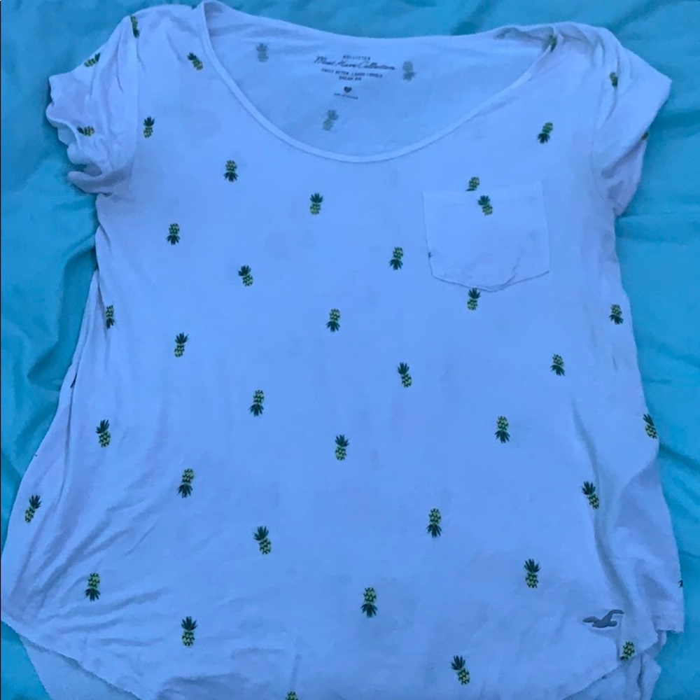 pineapple flowy shirt